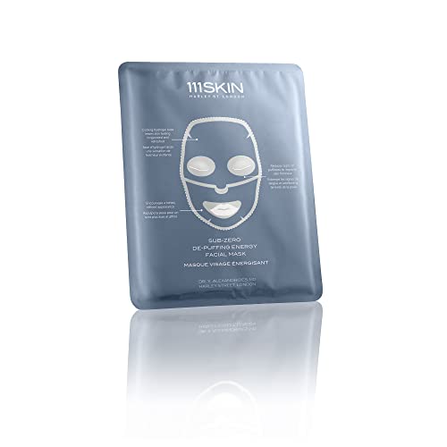 Енергийна маска за лице 111SKIN Sub-Zero, без мирис и Без ароматизатори | Стяга, изглажда и освежава | Пептиди
