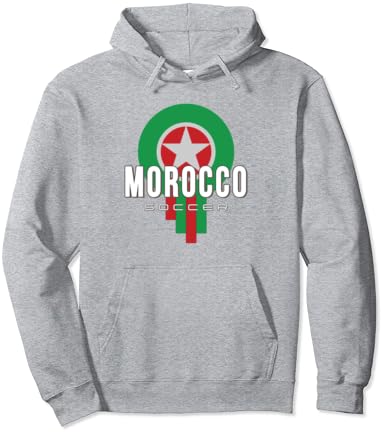 Марокански Футболен Майк 2018 Hoody Morocco Soccer Hoodie