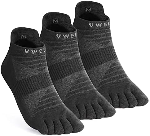 Чорапи VWELL Toe за Мъже И жени, Чорапи Coolmax с пет пръста, Високоефективни Чорапи с Пет пръста за джогинг