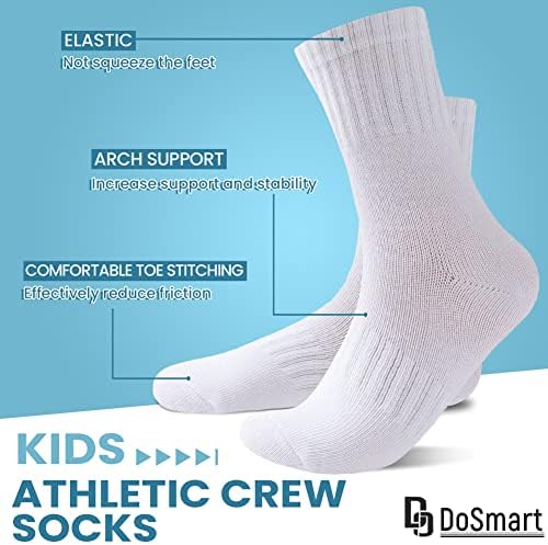 Детски Спортни Чорапи За екипажа, За Момчета И Момичета Класически Памучен Училищни униформи Детски Спортни