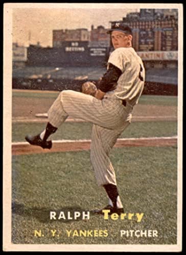 1957 Topps 391 Ралф Тери Ню Йорк Янкис (Бейзболна картичка) VG Янкис
