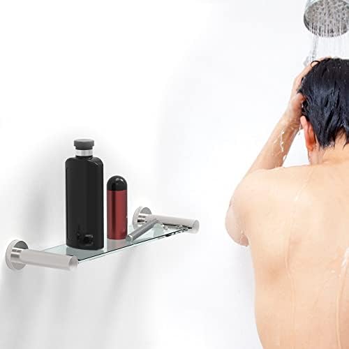 СИГУРНОСТ + КРАСОТАТА на Аксесоари за баня, Защита от ръжда от Неръждаема стомана (Матиран Никел, 16 Стъклен