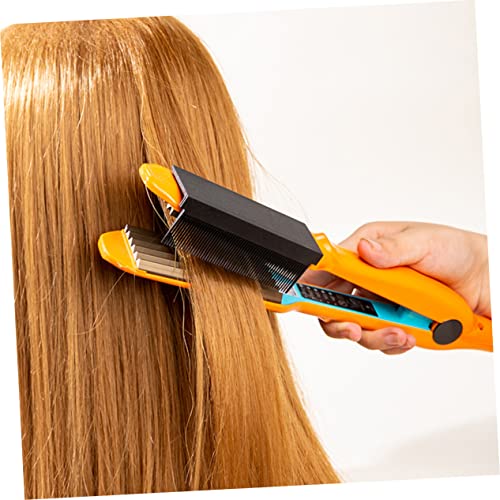 SOLUSTRE 2 елемента Електрическа четка за коса За Изправяне на Гуми Топлинна Инструмент Инструменти За Стайлинг