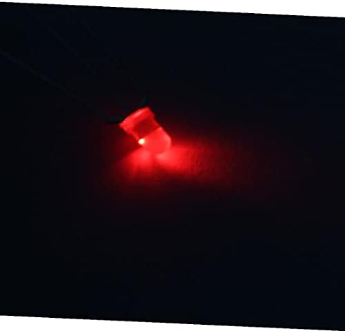 НОВ LON0167 100 БР 3 мм 3 Крачета с кръгла глава Червено-Зелена Множествена Светоизлучающий Диоден лампа светодиоди