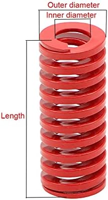 Хардуерна пружина Нажимная пружина Червена калъп със средно натоварване, Компресиране форма на Пружина, пружина