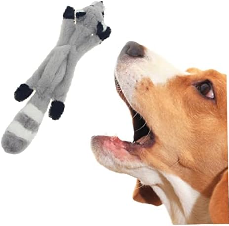 YaptheS Куче Плюшени Играчки За Дъвчене, домашен Любимец Писклив Играчки Кучето Плюшени Играчки За Дъвчене Скункс