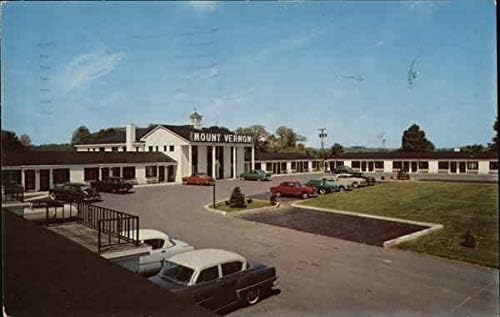 Мотел Mount Vernon Олбани, Ню Йорк, Ню Йорк Оригиналната реколта картичка 1959 г.