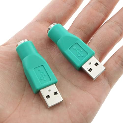 E-изключителен 2 елемента PS/2 Женски за USB Мъжки Конвертор USB към PS2 Адаптер за Мишката и Клавиатурата на