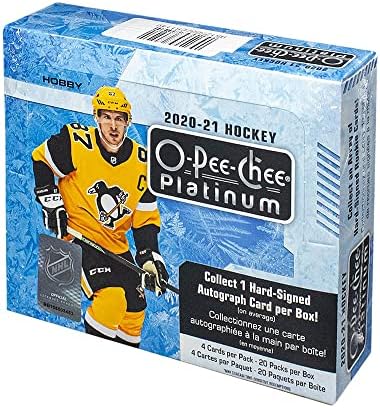2020-21 Горна Палуба O-Pee-Chee Platinum Hockey Hobby 8 Box Калъф