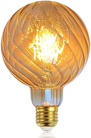 TIANFAN Реколта Led Лампа G95 Завъртете Златист Оттенък 4 W 110-130 В E26 Edison Класическа Декоративна Крушка