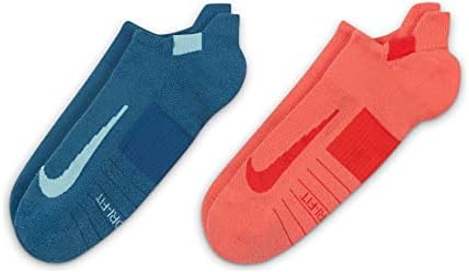 Найки unisex-чорапи за бягане Nike Множителят за възрастни Унисекс без показване (2 чифта)