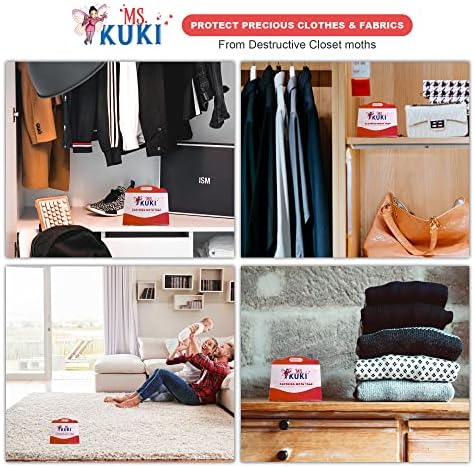 Капани за молци MS. KUKI за дрехи Домашен Шкаф За съхранение на дрехи за дома в закрито Хартия Картон Лепило