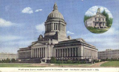Пощенска картичка от Олимпия, Вашингтон