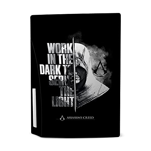 Дизайн на своята практика за главата Официално Лицензиран Assassin ' s Creed Half Legacy Книгопечатане Матова повърхност Винил Стикер На предната панел Калъф за игра кожата е С