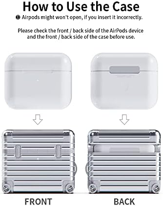 калъф miak AirPods 3, Защитен калъф с брелоком за Apple AirPods 3-то поколение, Поддържа безжична зареждане,