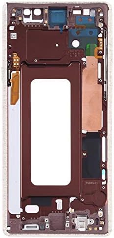 TRYFM JianMing Замяна панел средна рамка със странични бутони за Samsung Galaxy Note9 SM-N960F/DS, SM-N960U, SM-N9600/DS Ремкомплект (Цвят: златен)