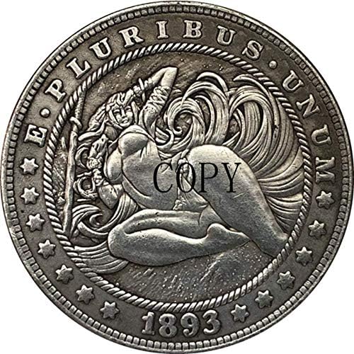 36 Различни Видове Никелови монети Hobo САЩ Morgan Dollar КОПИЕ на монети-1893-S COPYSouvenir Новост Монета