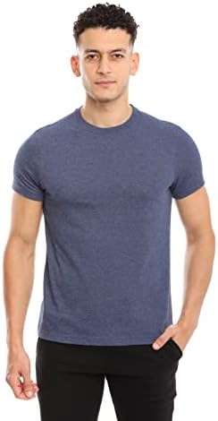 Мъжка тениска с кръгло деколте (приталенная) | Мъжка тениска от плътен памук (3/6 опаковка) | Ултра мека, дишаща