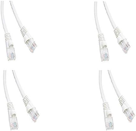 20 ФУТА (6 м) Мрежов кабел Cat5e Ethernet UTP Patch Кабел, 350 Mhz, (20 Фута / 6 метра) Формованный Зареждащ