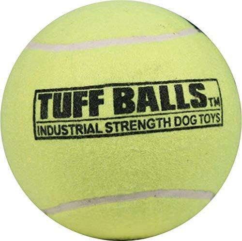 Играчка топка за кучета PetSport Mega Туф, Жълто, 6 инча