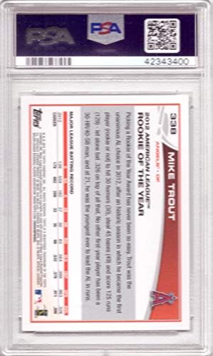 Бейзболна картичка Майк Пъстърва 2013 Topps 338 - Печели наградата Новобранец на годината 2012 в категория