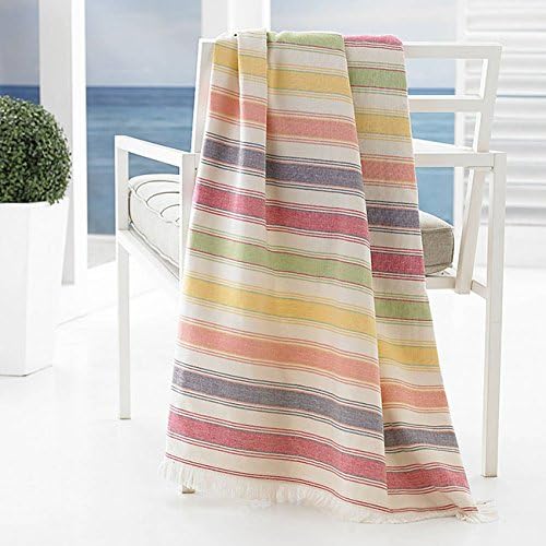 Плажни кърпи Kassatex Oversize Extra Large 40 X 70 - Парео, Плосък плат Отпред и махровая облегалка, Разноцветни