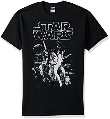 Мъжки официалната тениска с графичен модел Star wars