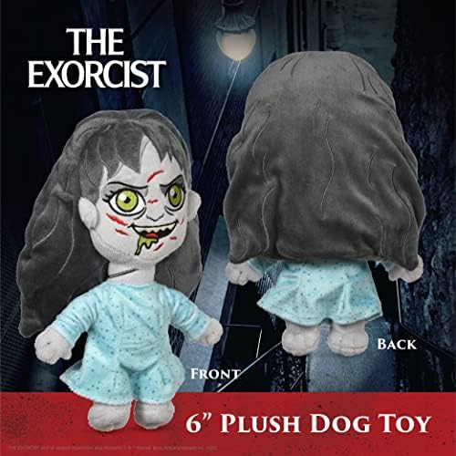 WARNER BROS WB Horror 6 Плюшен играчка за кучета Екзорсист | Плюшен играчка за кучета Екзорсист | Малка | Играчки