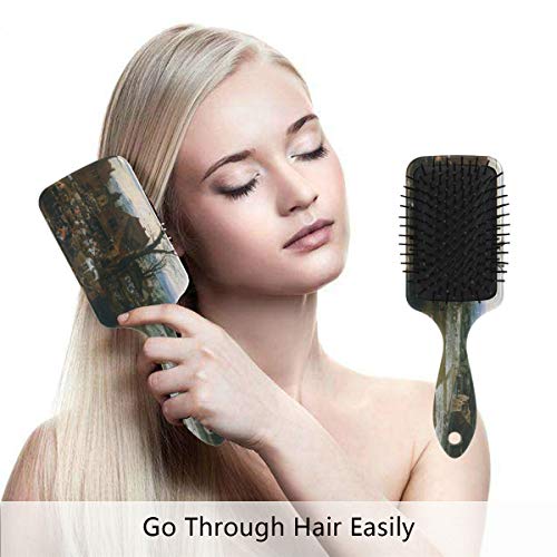Четка за коса на въздушна възглавница, Пластмасови Цветни Място за миене, Подходящ за добър масаж и Антистатични
