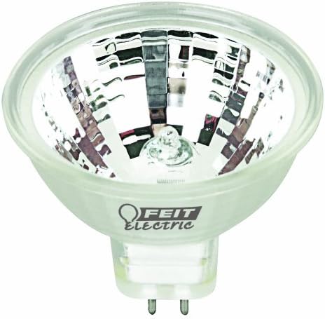 Халогенна лампа Feit Electric MR16, Двухконтактное Основа на Вида на Г-8, 50 W, Халогенна лампа с регулируема