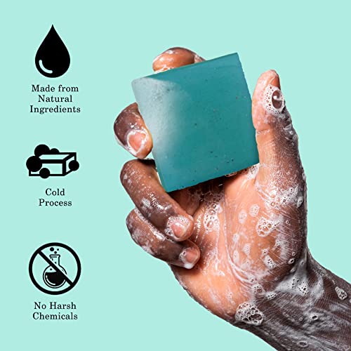 Напълно естествен сапун MasterMedi с ментол, омекотява и изглажда кожата, Органично ръчно изработени сапуни
