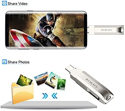 Флаш памет USB Type C Both 3.2 Tech - 2 в 1 с две флашки Memory Stick duo High Speed OTG за смартфони с Android,