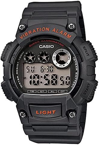 Мъжки часовник Casio W735H-8AVCF Super Illuminator Черен цвят