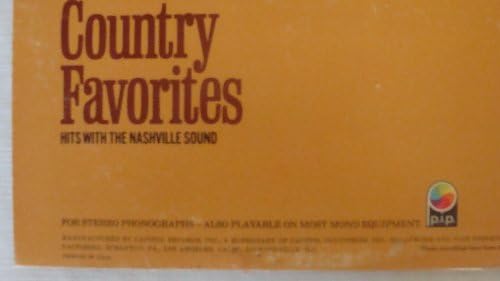 Любимите хитове на кънтри С винил вътрешната плоскост Nashville Sound