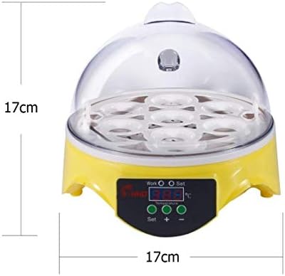 ALREMO 103234536 Инкубатор за яйца Mini 7 Цифров Автоматично Завъртане-Инкубатор с Контролирана температура за Домашно Отглеждане на Пилета и Патици
